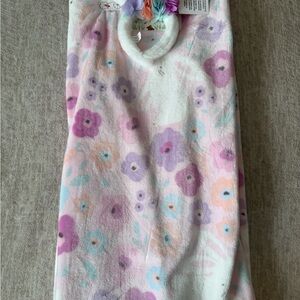 Floral Baby Blanket with Pastel Colors